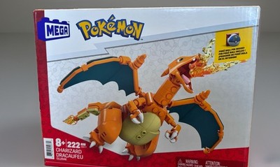 MEGA Pokémon Charizard 222pc Building Set Poke Ball! Great for kids toys!