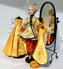 Ashton Drake Mel Odom 1999 GENE 16” DOLL In 2000 Gown, 1997 Manchurian Mood +++