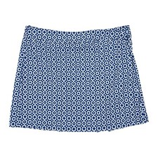 Ripskirt Skirt Size Large Blue Wrap Hawaiian Vacation Resort Geometric Summer