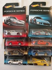 HOT WHEELS Walmart Porsche Series 2014 Set Of 8 Cars 