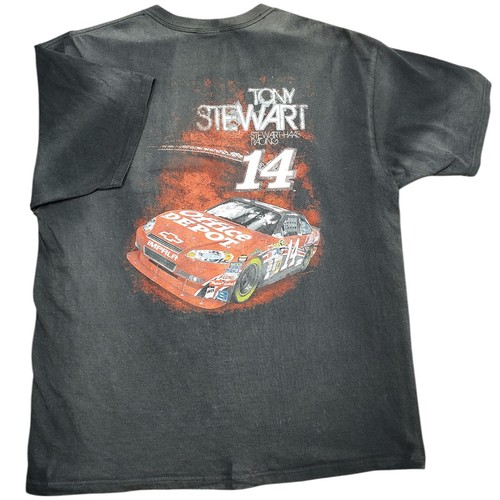 Vtg Chase T Shirt Tony Stewart #14 Mens XL NASCAR Office Depo Stewart Haas Faded