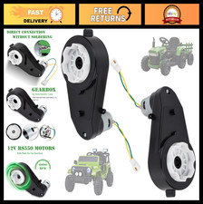 2Pcs 12V High Speed 40000RPM Electric Motor Gearbox for Kids Ride-On Cars