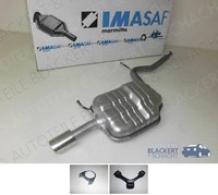 Imasaf Auspuff Endtopf für Audi A4 +Cabrio+Avant Rechts Quattro 2.0 TFSI/3.0/3.2