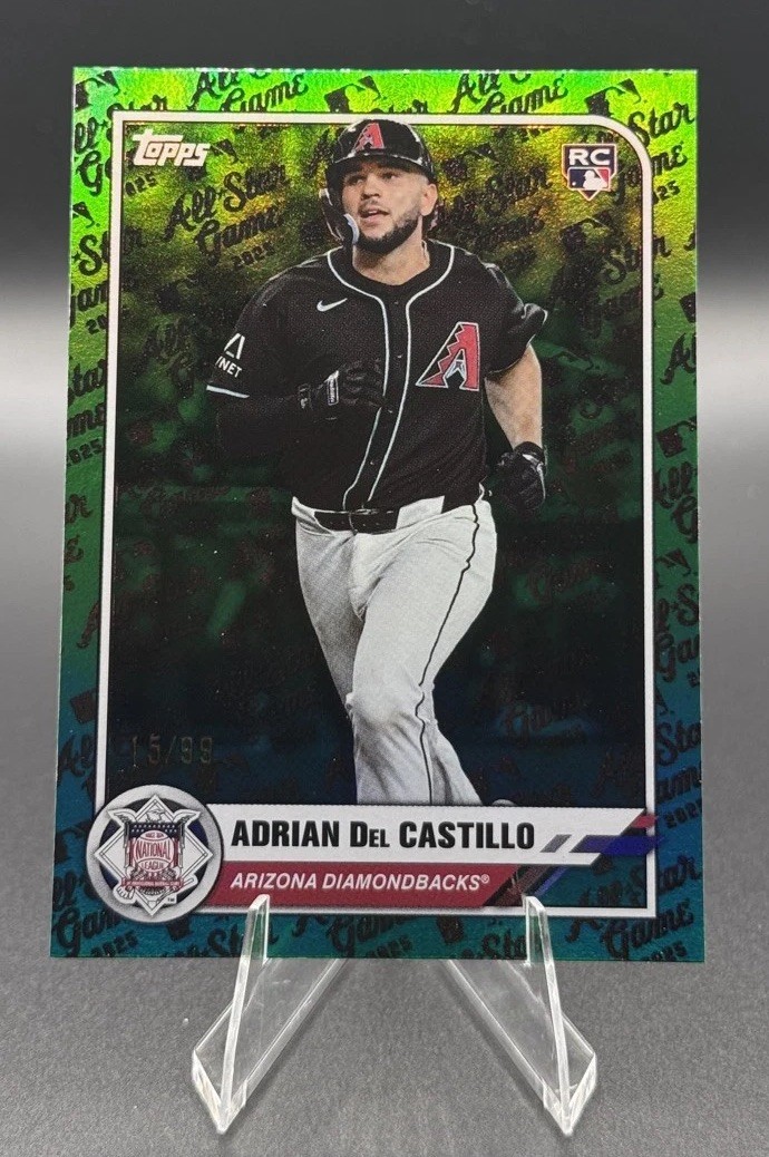 2025 Topps All-Star Game - Adrian Del Castillo, #86 Green /99 Arizona