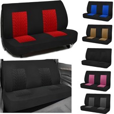 Universal Back Seat Cover Bench Rear Seats Protect For Sedans Suvs Vans Trucks