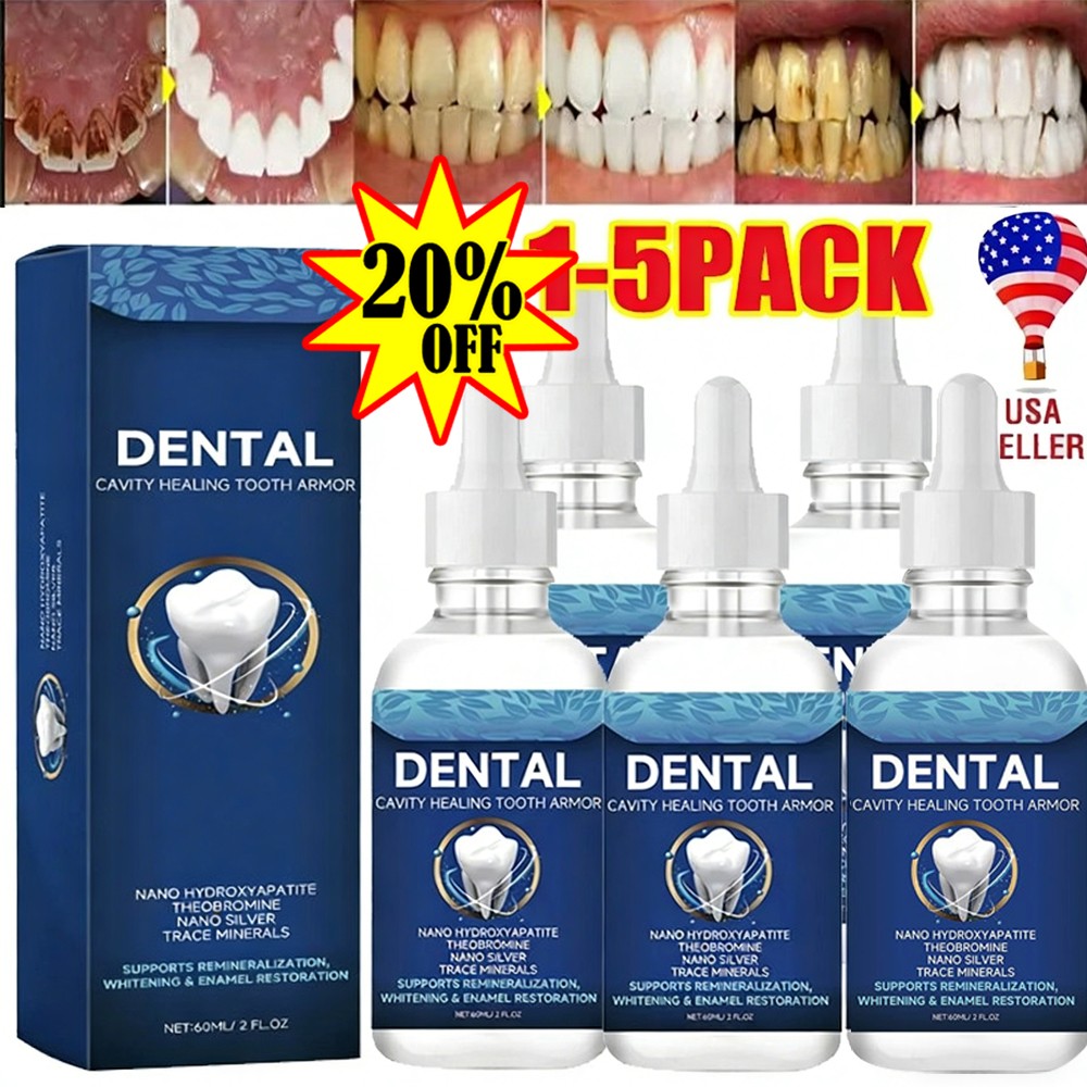 1-5PACK 60ml Tooth care solution Dentite Cavity Healing Tooth Armor NEW HOT