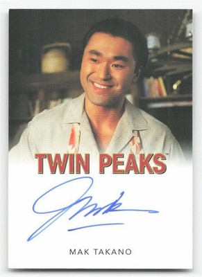 Twin Peaks The Log Lady Chronicles Mak Takano Autograph