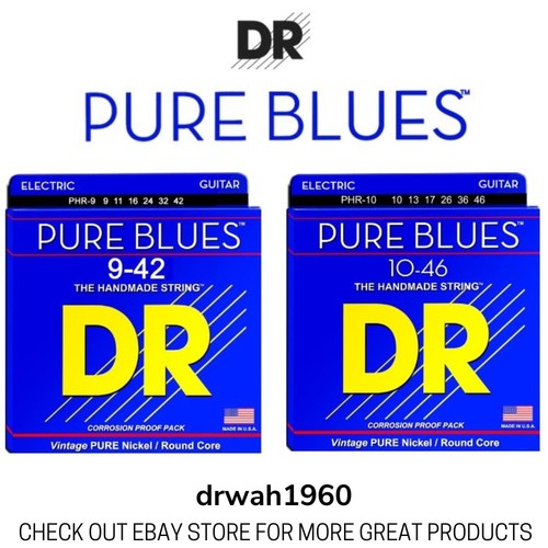 DR Pure Blues Pure Nickel Electric Guitar Strings PHR-9 Lite 9-42 - Picture 6 of 8