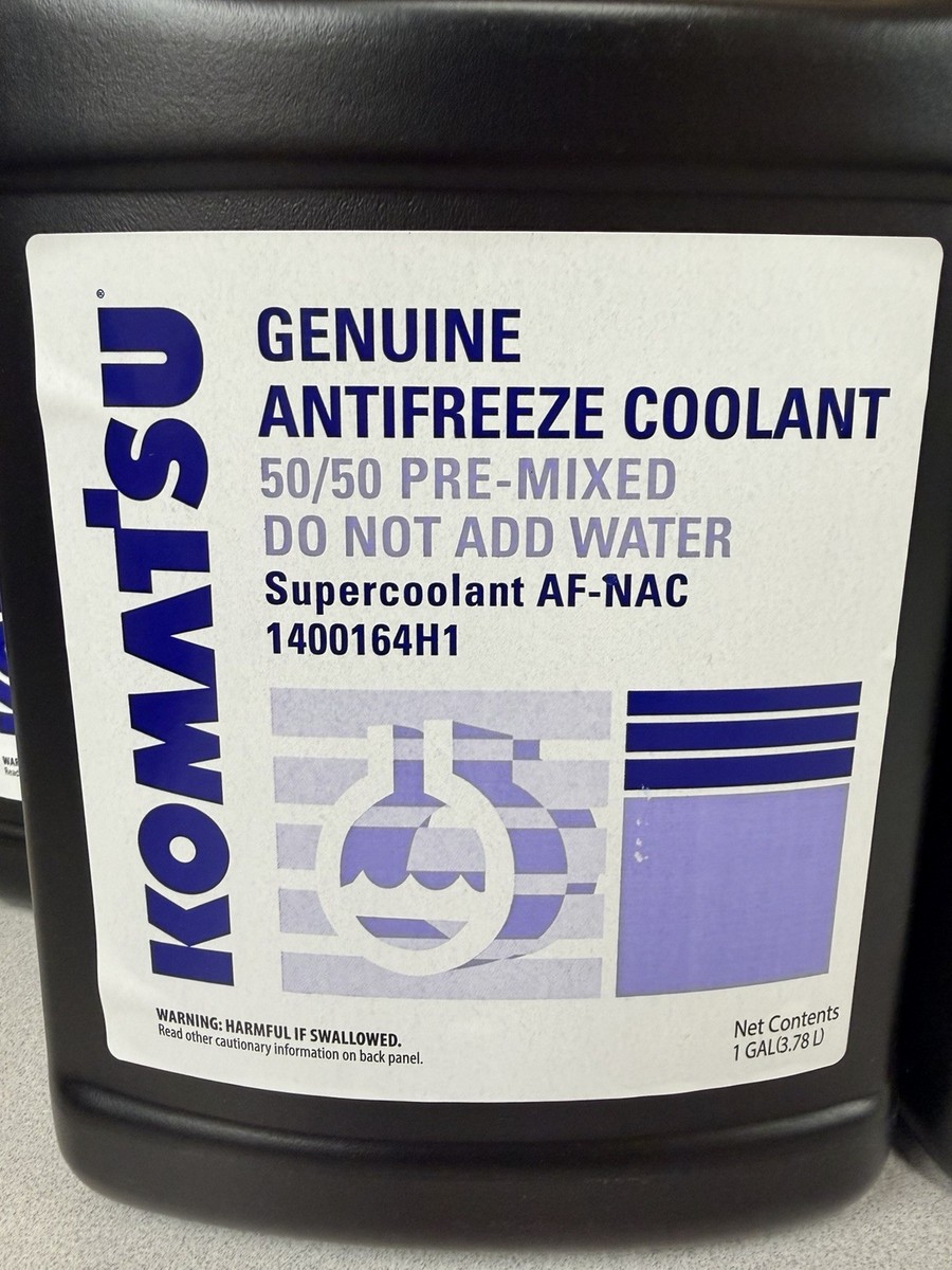 Komatsu Antifreeze Coolant AF-NAC 50/50, 5 - 1 gallon jugs | eBay