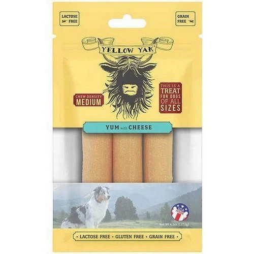 Yum with Cheese Medium Density Chew  4.5 Oz By Yellow Yak