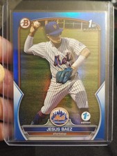 2023 Bowman Jesus Baez First Edition Blue Foil /150 BPPF-12 METS