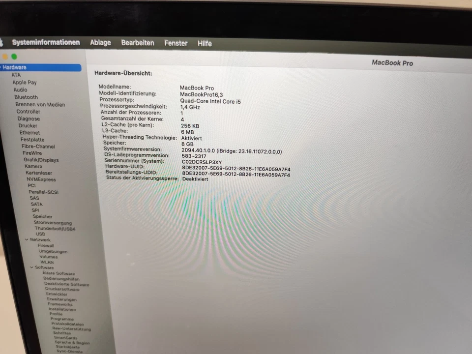Apple MacBook Pro 13" 2020 · i5 · 8GB · 250GB, Foto 3 von 5