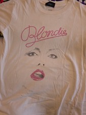 Blondie short-sleeve tee with a graphic print of lead singer Debbie Harry