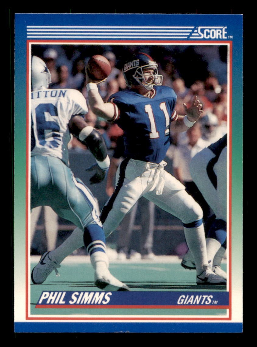 1990 Score 100 Hottest #7 Phil Simms