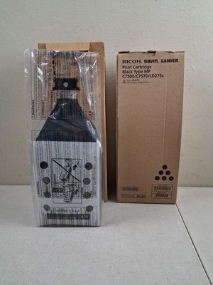2 Ricoh Savin Lanier Black Type MP C7500 C7570 LD275C 841288 Printer Cartridges