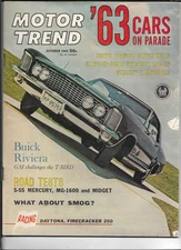 MOTOR TREND MAGAZINE-------OCTOBER 1962