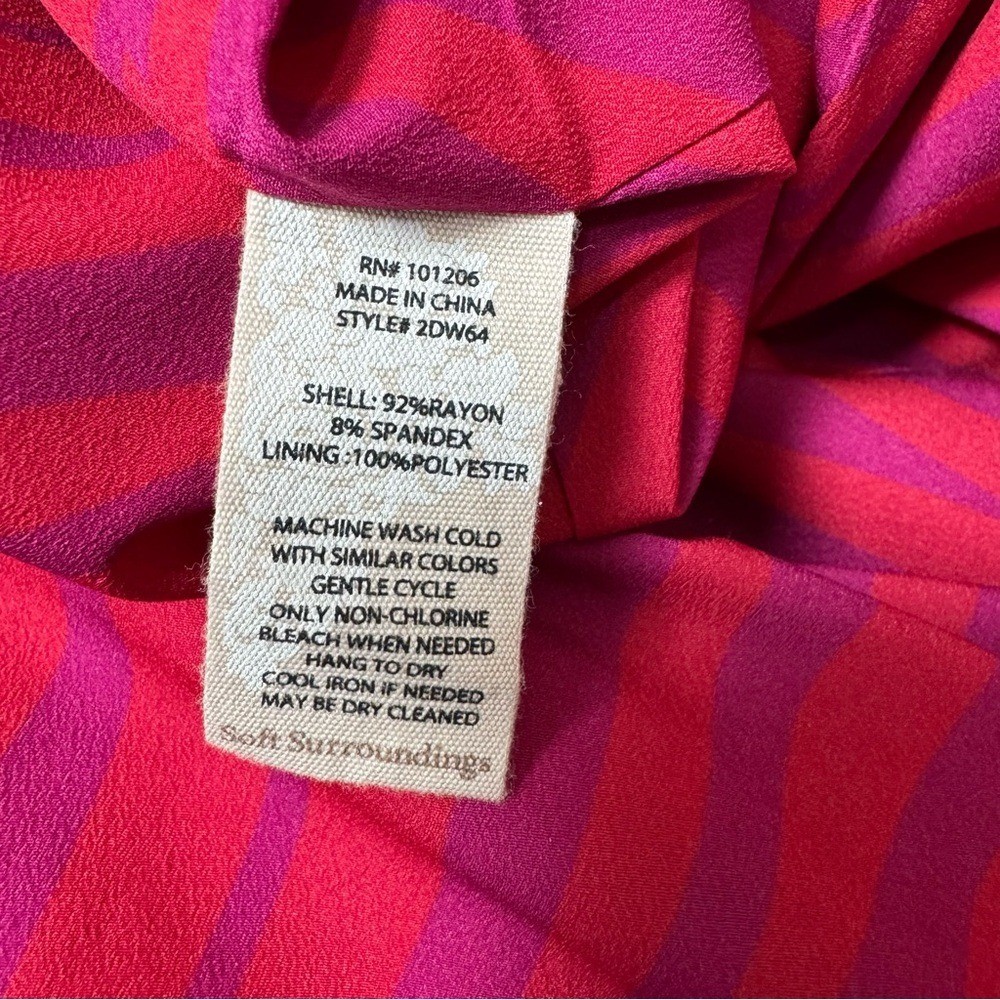 Soft Surroundings Button Front Belted Trench Maxi… - image 15