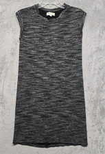 Cloth & Stone Dress Womens Sz Extra Small Grey Space Dye Melange Jersey Anthro