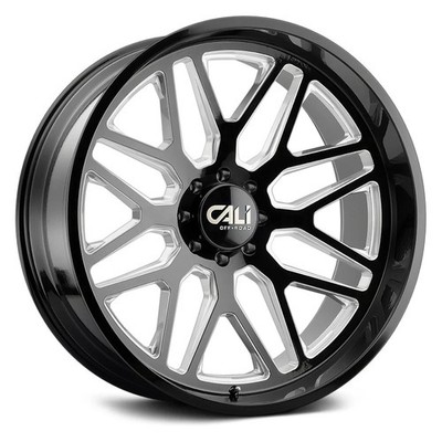 Cali Offroad 9115 INVADER Wheel 20x12 (-51, 6x139.7, 106.1) Black Single Rim