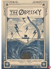 The Odyssey Christopher Nolan IMAX Film Vintage Concept Movie Poster Print .