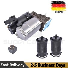 Paar Hinten Luftfederb&auml;lge + Kompressorpumpe F&uuml;r Mercedes Viano Vito Bus W639