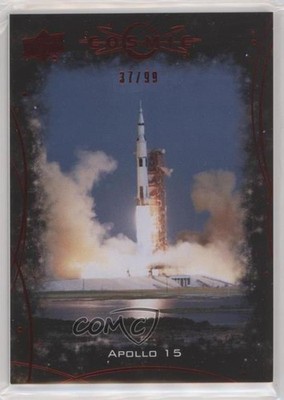 2022 Upper Deck Cosmic Red Shift 37/99 Apollo 15 #31 p1l