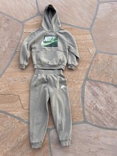 Nike Long Sleeve Hoodie Jogger 2 Piece Set Tan Brown Size 7 Little Boys