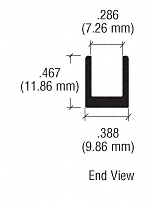 CRL D990DU12CR Duranodic Bronze 12" Corner Design Series Partition Post - Picture 7 of 9