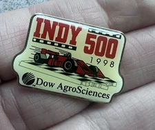 1998 Indianapolis Indy 500 Vintage Lapel Pin Dow AgroSciences Car Race D1