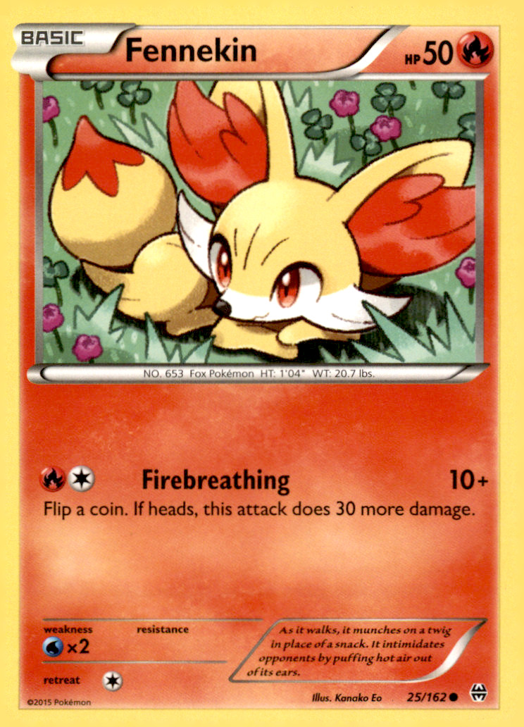 Fennekin Common XY - BREAKthrough 25/162 NM