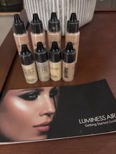 Luminess Airbrush Makeup LOT 9 Bottles Foundation Primer Illuminator