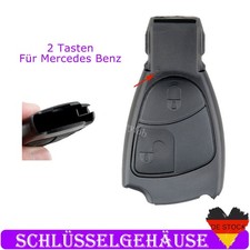 2 Tasten Ersatz Schl&uuml;ssel Geh&auml;use f&uuml;r Mercedes Benz S202 S203 E C G M R Klasse