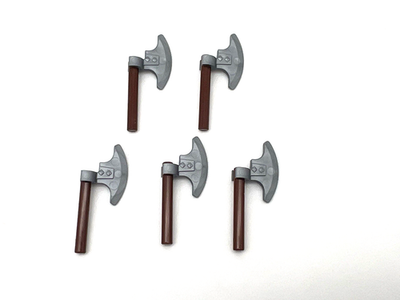 LEGO Castle Battle Axe Lot x5 Medieval Knight Viking Weapon Army