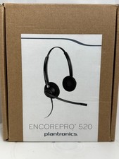 Plantronics HW520 ENCOREPRO 520 Headset 89434-01 Black Duo Digital w/ Mic