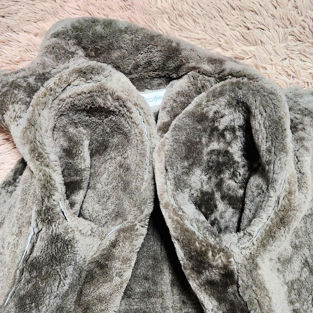 Nonnative Non Natub Shearling Jacket Sheepskin Ge… - image 6