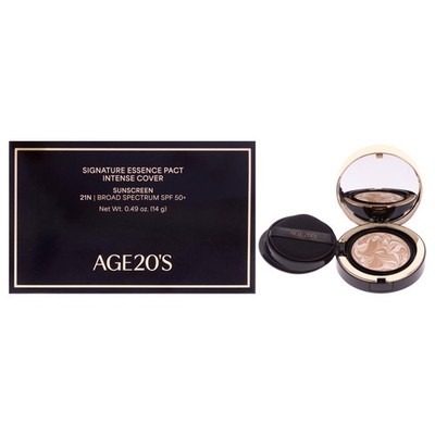 Signature Essence Pact Intense Cover SPF 50 Plus-21N Vanilla by Age20s - 0.49 oz