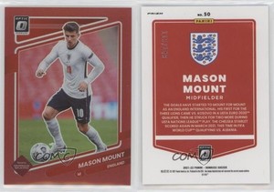 2021-22 Panini Donruss Road to Qatar Optic Red Prizm /149 Mason Mount #50