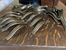 32 Pc Lot Vintage Cabinet Door Handle Pull Hardware Brass National Lock Company