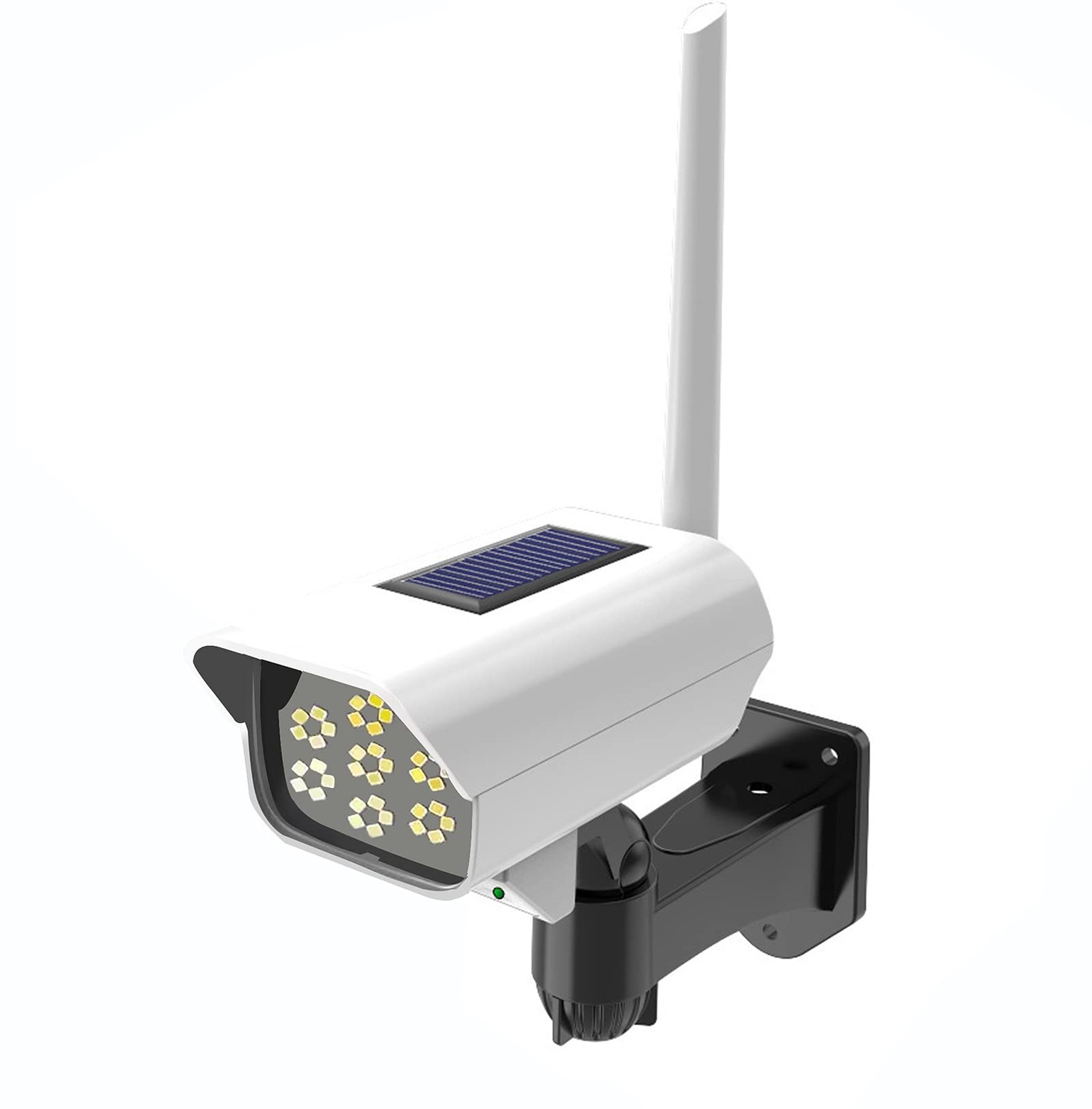 Solar Powered Fake Security Camera, Dummy Simulated CCTV Surveillance System ...