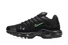 Brand New Nike Air Max Plus TN Black green hook Men's sports shoes