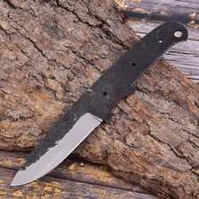 8'' 1095 High Carbon Steel Knife Blank Blade DIY Bushcraft Hunting Knife Making