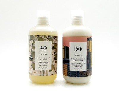 R+Co Dallas Biotin Thickening Shampoo and Conditioner 8.5oz/241ml DUO