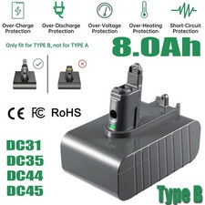 Type-B 8.0Ah Battery for Dyson DC31 DC34 DC35 DC44 DC45 DC46 DC55 DC56 Battery