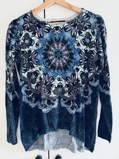 Desigual Pullover Gr. S mit Pailletten