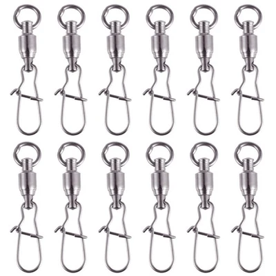 20 Pcs Wirbel Angeln Fischerzubehör Angelzubehör Angel-Drehgelenk - Bild 1 von 4