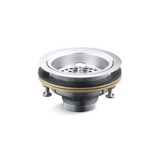  Polished Chrome Kohler Duostrainer Basket Strainer and Sink Drain
