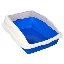 Van Ness Large Framed Cat Pan Cat Litter Box with Rim