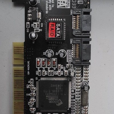 Syba SD-SATA-4P PCI 4-Port SATA I RAID Controller Card RAID 0/1