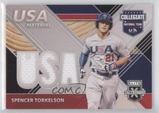 2020 Elite Extra Edition USA Baseball Material Black Spencer Torkelson 03sv