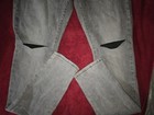 NovaMen Fashion Nova 30x33 Grey Stacked Skinny  Distressed Ripped — photo 3